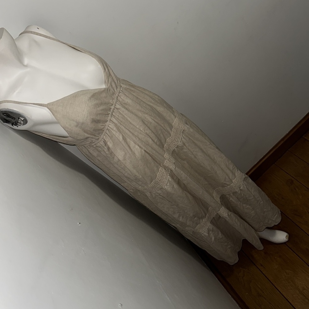 NWT LINEN BLEND DRESS - Picture 3 of 9